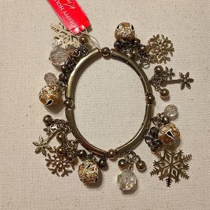 Gold Christmas Bracelet